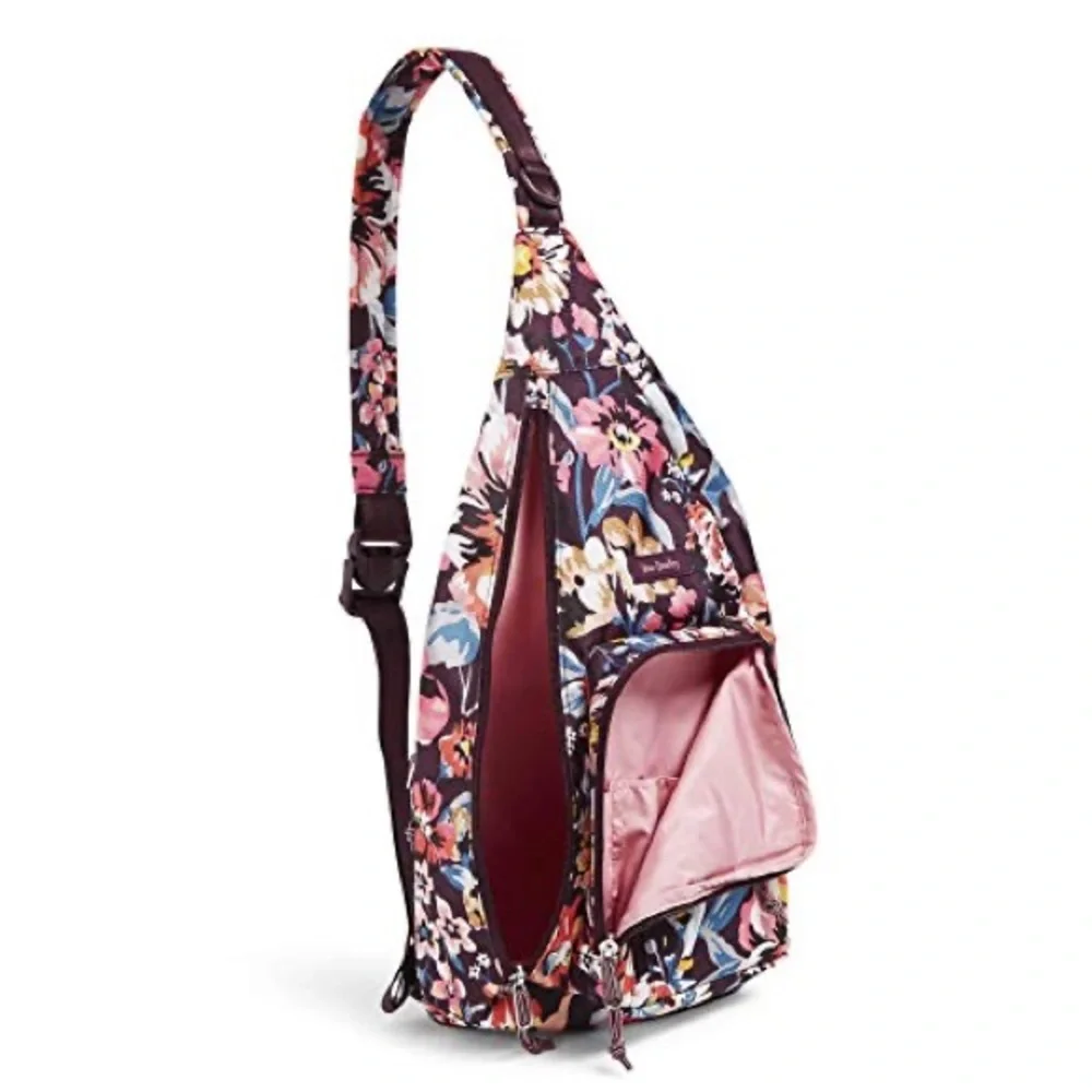 VERA BRADLEY Floral Sling Backpack